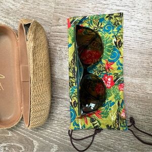 Women’s Maui Jim Sunglasses with Floral Drawstring Pouch